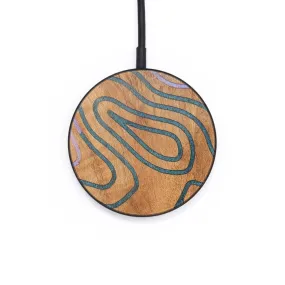 Circle Wood Resin Wireless Charger - Cali (Pattern, 705405)