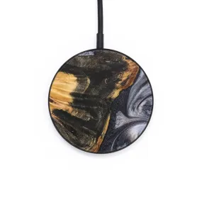 Circle Wood Resin Wireless Charger - Devante (Black & White, 691039)