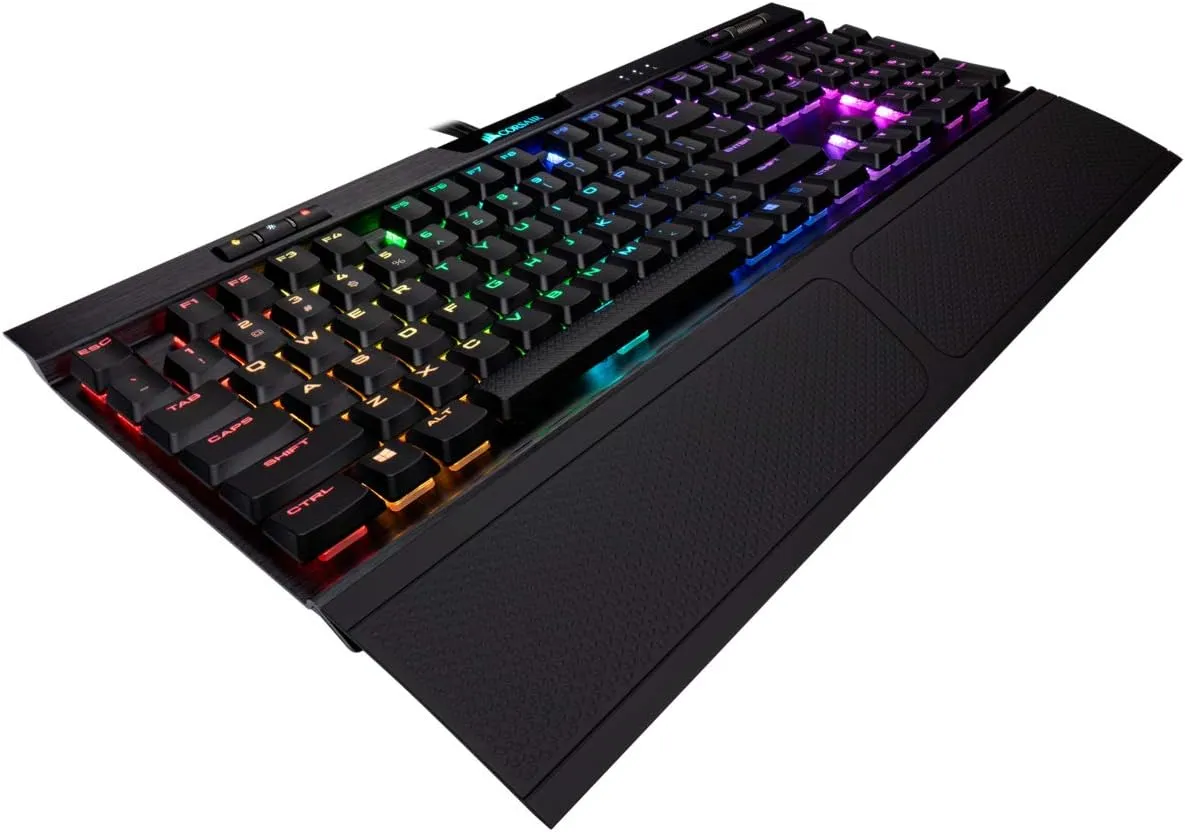 Corsair K70 RGB MK.2 Low Profile RAPIDFIRE Mechanical Gaming Keyboard - CHERRY® MX Low Profile Speed CH-9109018-NA