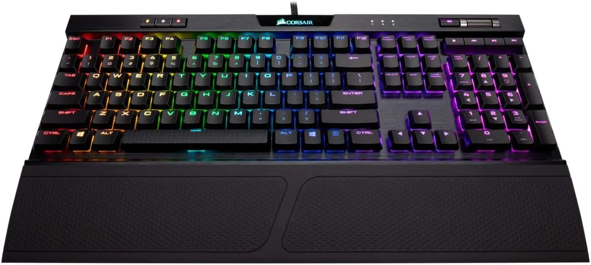 Corsair K70 RGB MK.2 Low Profile RAPIDFIRE Mechanical Gaming Keyboard - CHERRY® MX Low Profile Speed CH-9109018-NA