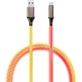 Cygnett Illuminate USB-A to USB-C Light Up Cable 1.2m