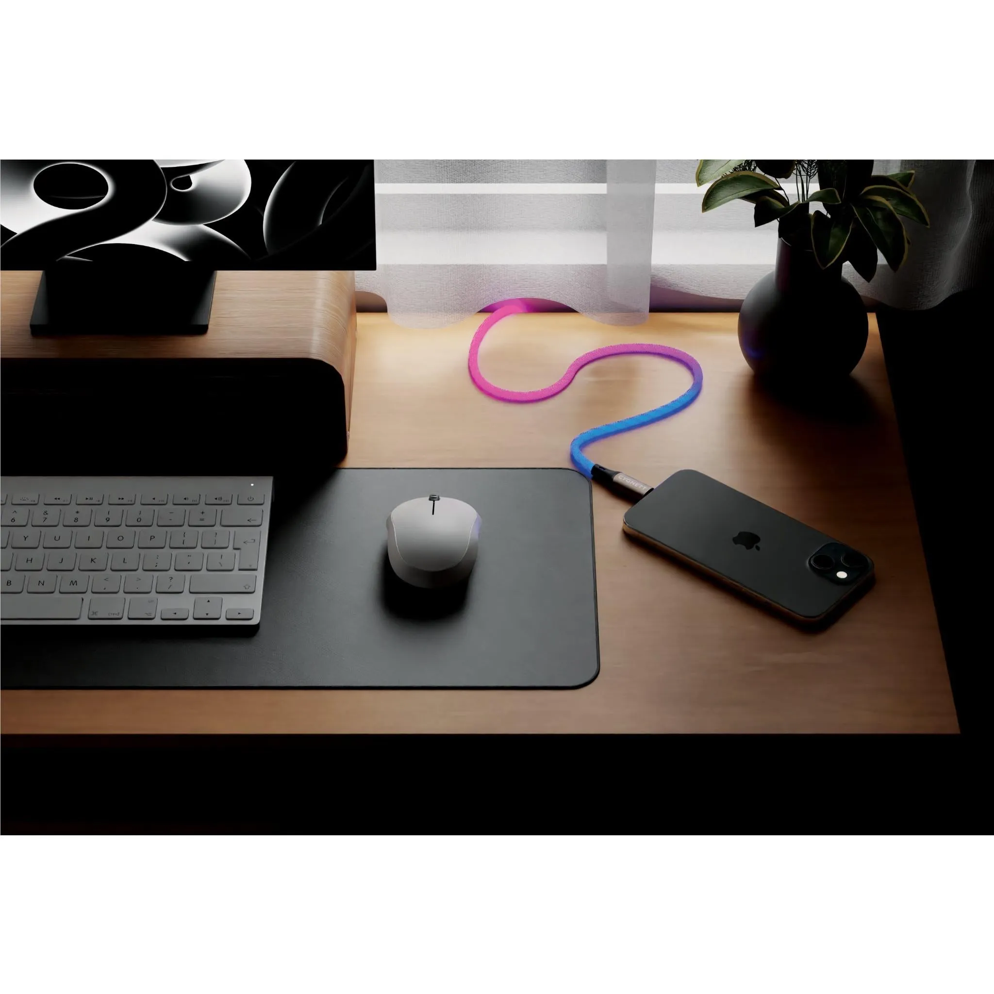 Cygnett Illuminate USB-A to USB-C Light Up Cable 1.2m