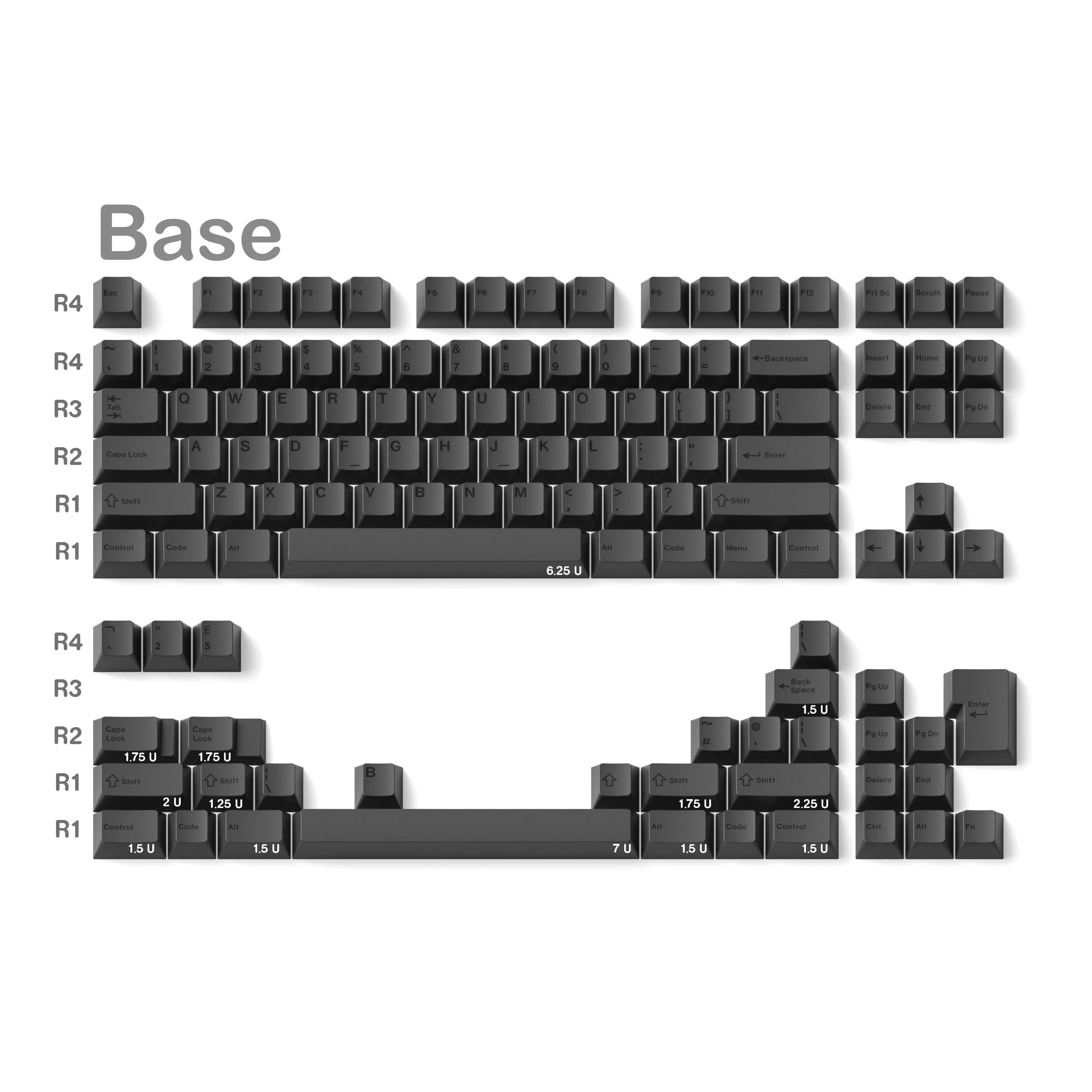 Dark Matter Keycaps (GMK Clone)