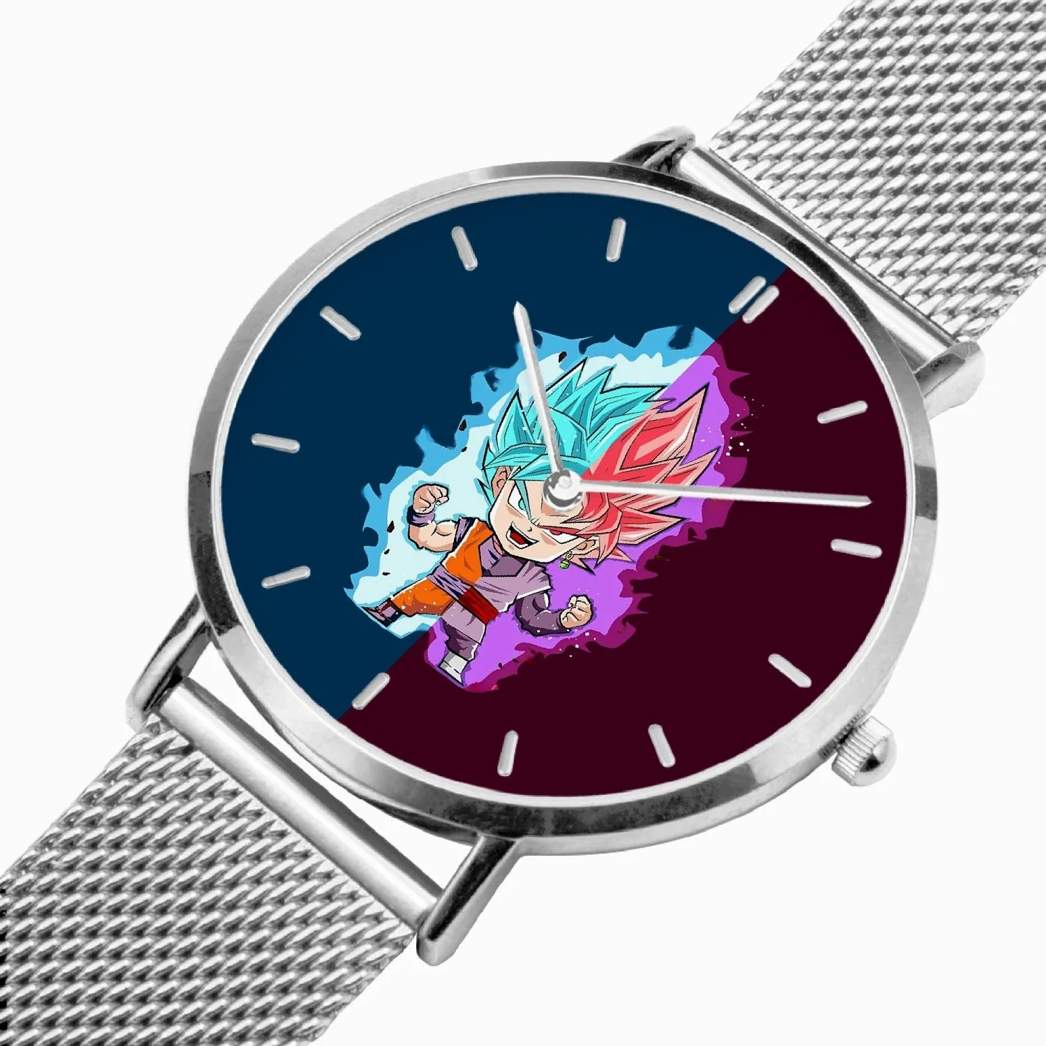 DBZ-Store Cute SSGSS God Blue Chibi Rose Watch