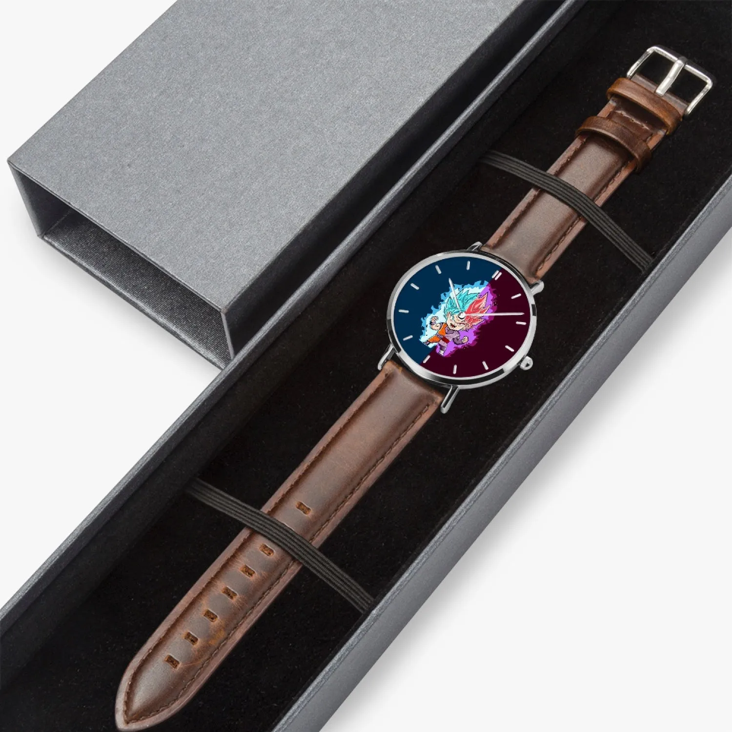 DBZ-Store Cute SSGSS God Blue Chibi Rose Watch