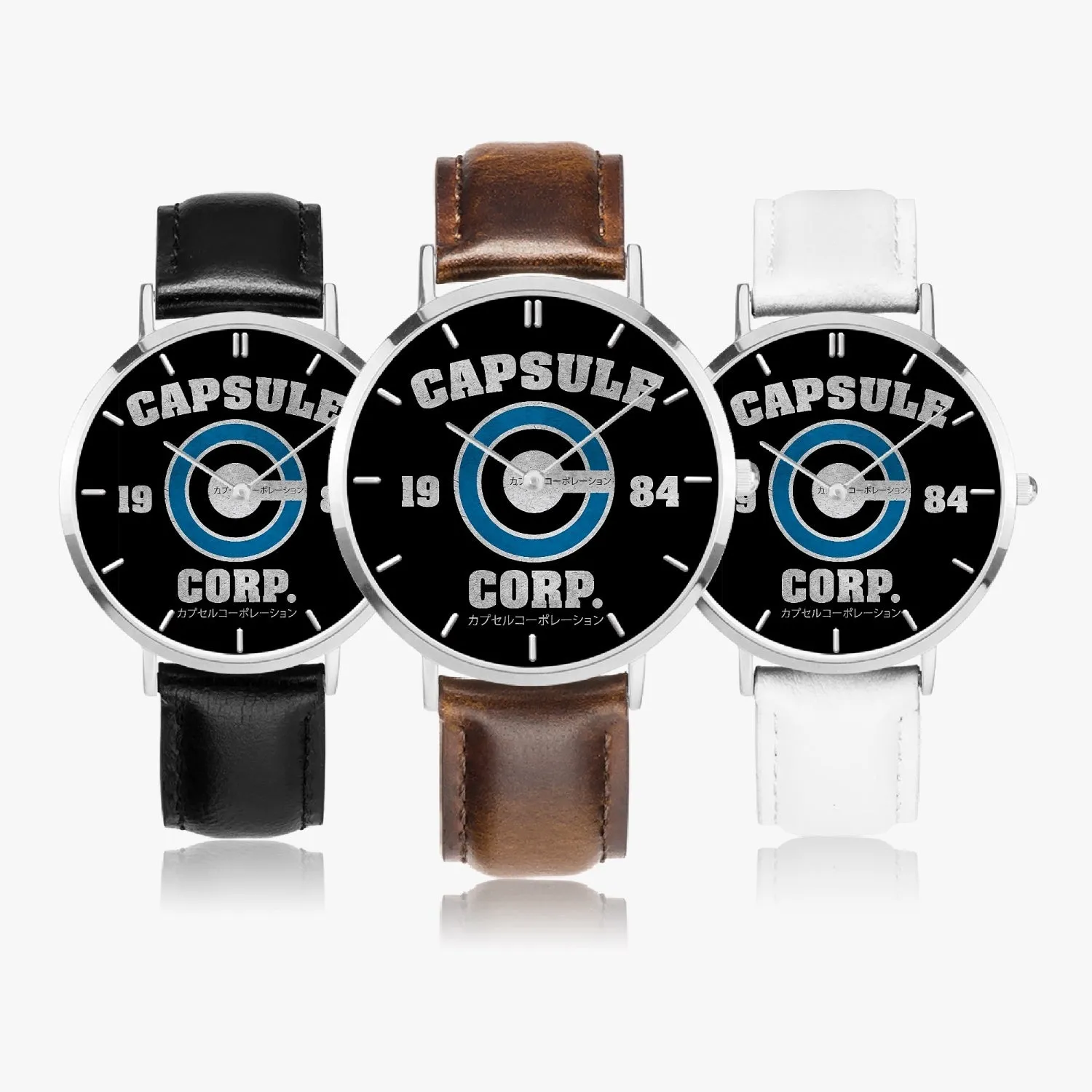 DBZ-Store Nostalgic Capsule Corp Baseball Graphic Watch