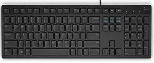 Dell KB216 Keyboard - USB Interface, Chiclet Key Style, Black - KB216-BK-US