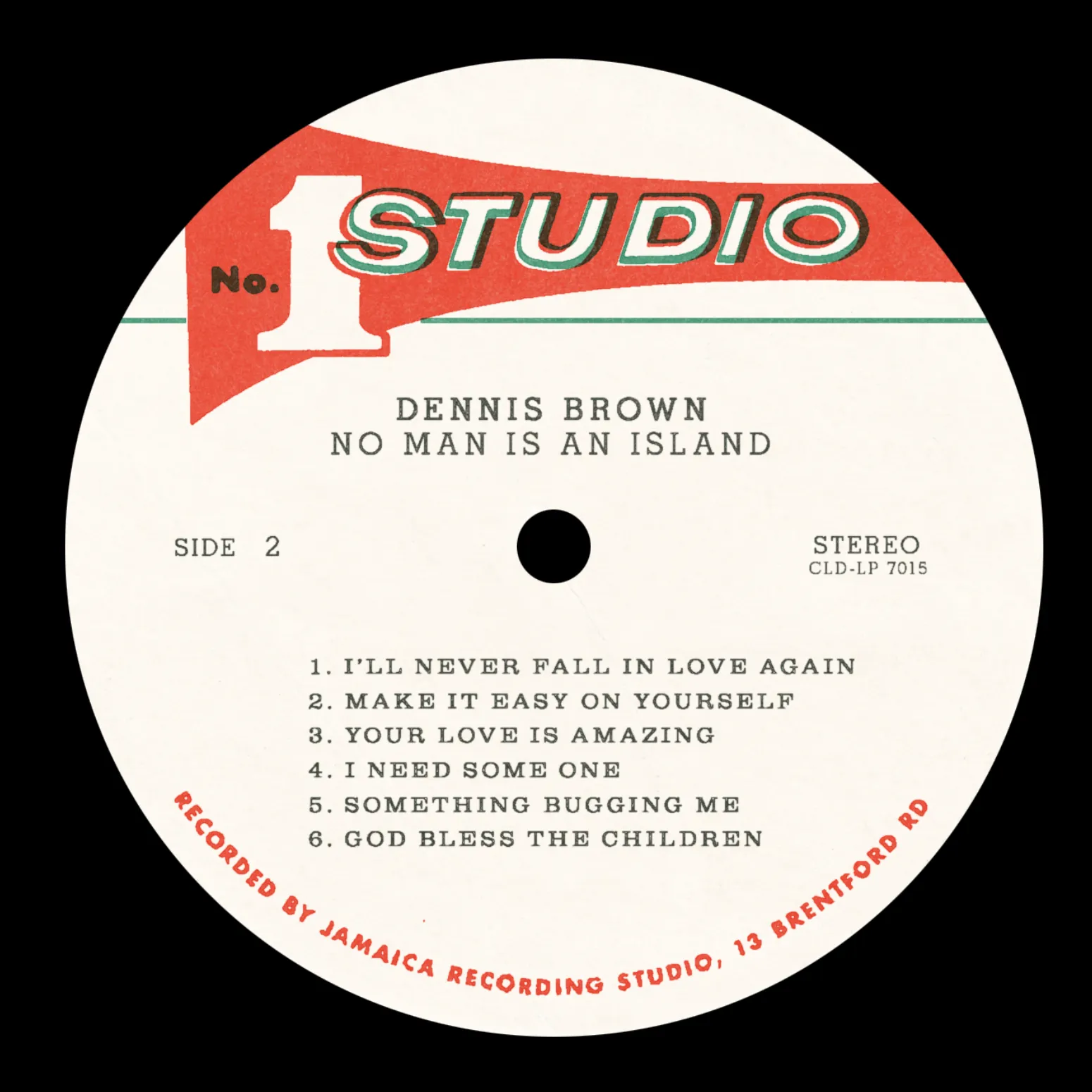 DENNIS BROWN. "No Man Is An Island" Lp release. 2024 remaster.