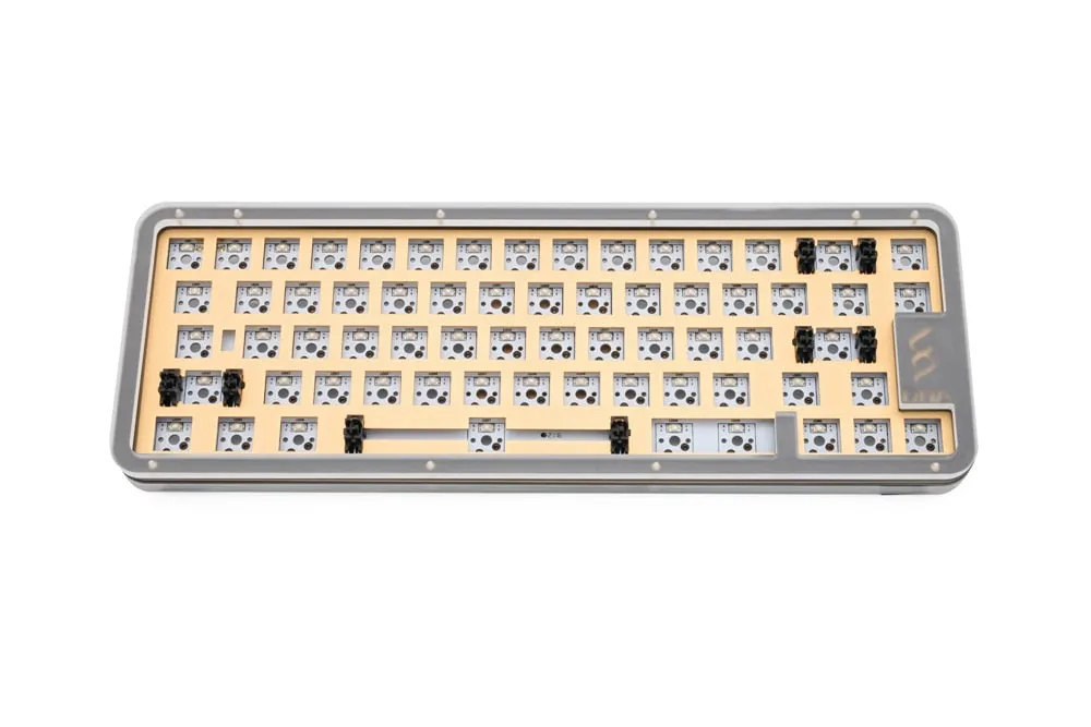 DNA65 65% Kit Custom Mechanical Keyboard Kit PCB CASE hot swappable switch support lighting effects with RGB switch led