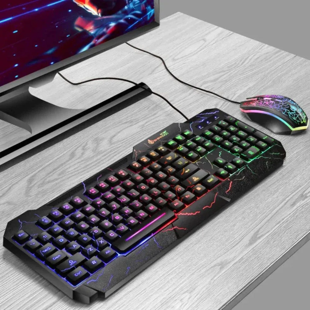 Dragon X RGB Gaming Keyboard and Mouse Set