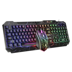 Dragon X RGB Gaming Keyboard and Mouse Set