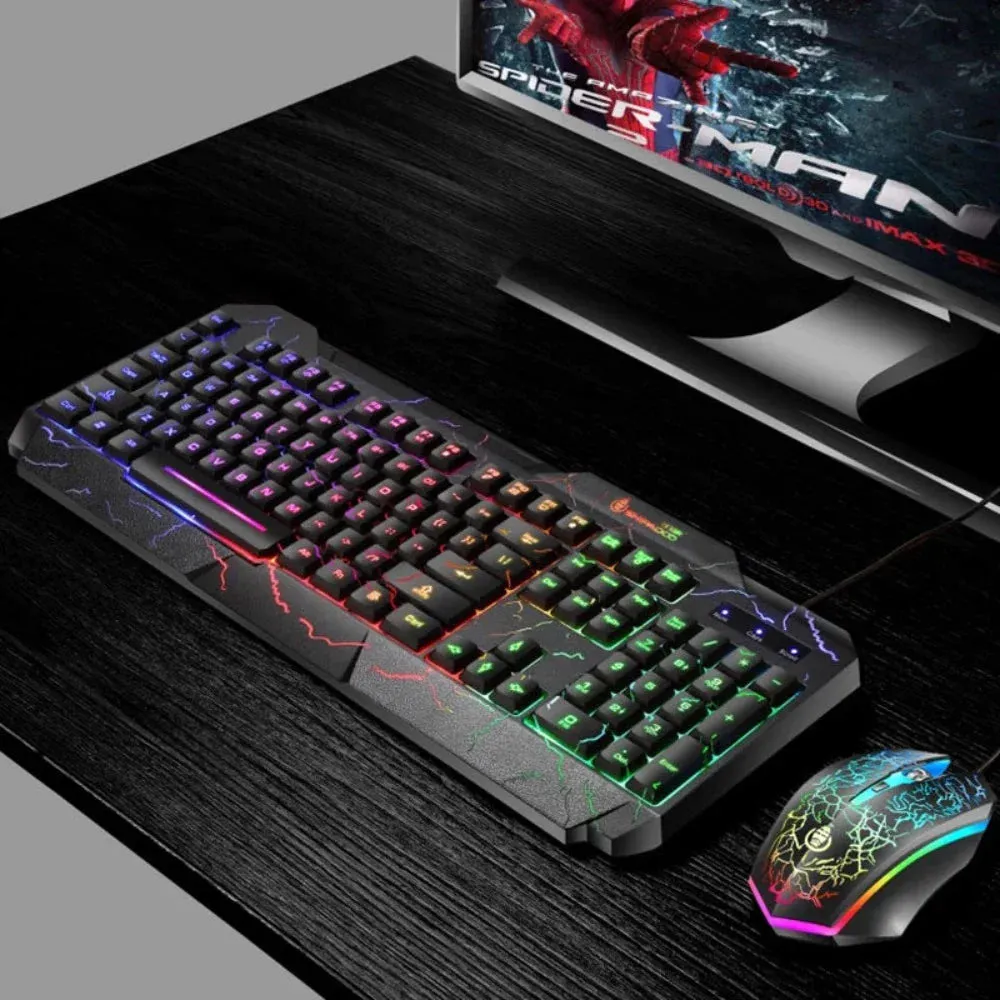 Dragon X RGB Gaming Keyboard and Mouse Set