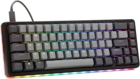 DROP ALT High Profile Mechanical Keyboard 65 Percent 67 Key Gaming Keyboard Hot Swap Switches Programmable Macros RGB LED Backlighting USB C Doubleshot PBT Aluminum Frame Cherry MX Blue