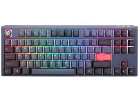 Ducky One 3 Cosmic Blue Tkl Gaming Keyboard, Rgb Led - Mx-Speed-Silver