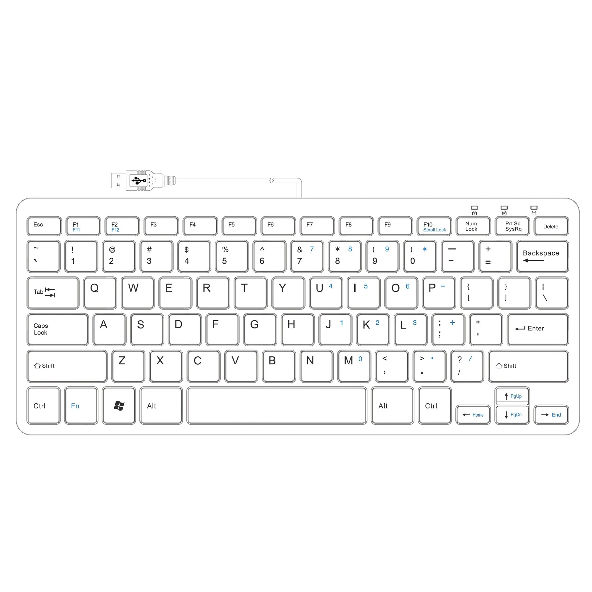 Ergo Compact Keyboard