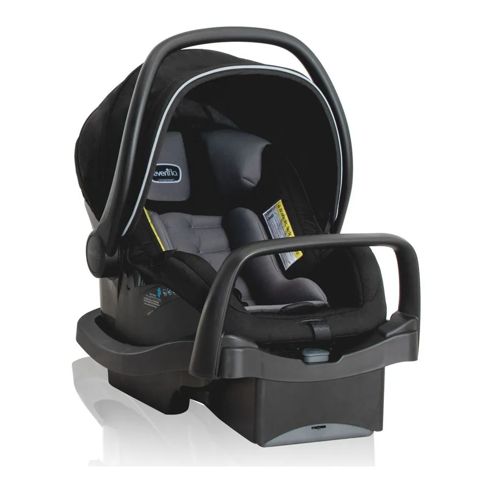 Evenflo Pivot Xpand Modular Travel System with LiteMax Infant Car Seat - Ayrshire Black