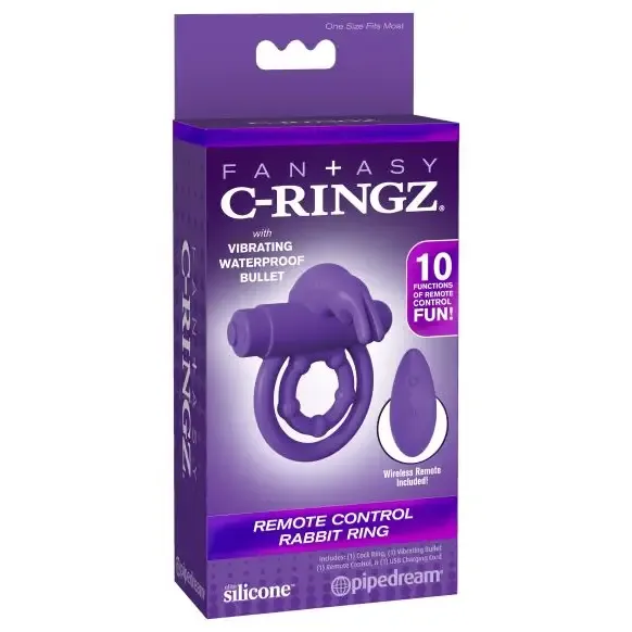 Fantasy C-ringz Remote Rabbit Ring