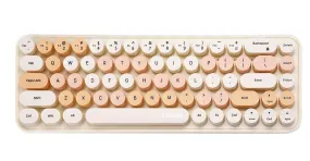 Fashion Wireless Keyboard  Model: SK-676AG(Milk Tea)