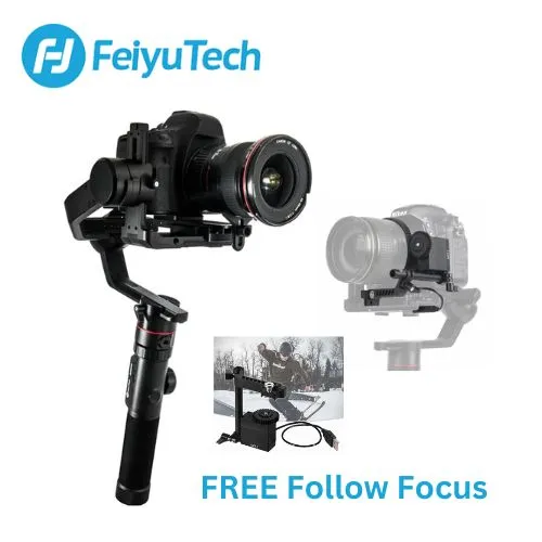 FeiyuTech AK4000 DSLR Camera Stabilizer Gimbal (Free Follow Focus) - 1 Year Local Warranty