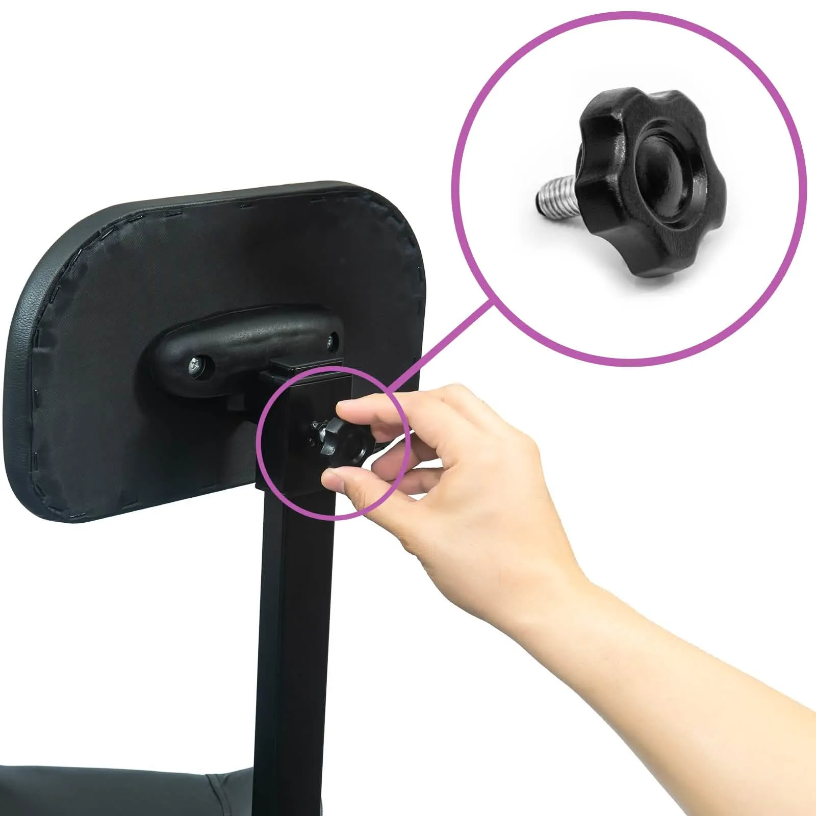 Flower Knob for Musician Stool Backrest