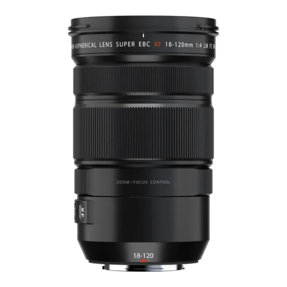 FUJIFILM XF 18-120mm f/4 LM PZ WR X-Mount Autofocus Power Zoom Lens for APS-C Crop Sensor Fujifilm Mirrorless Cameras