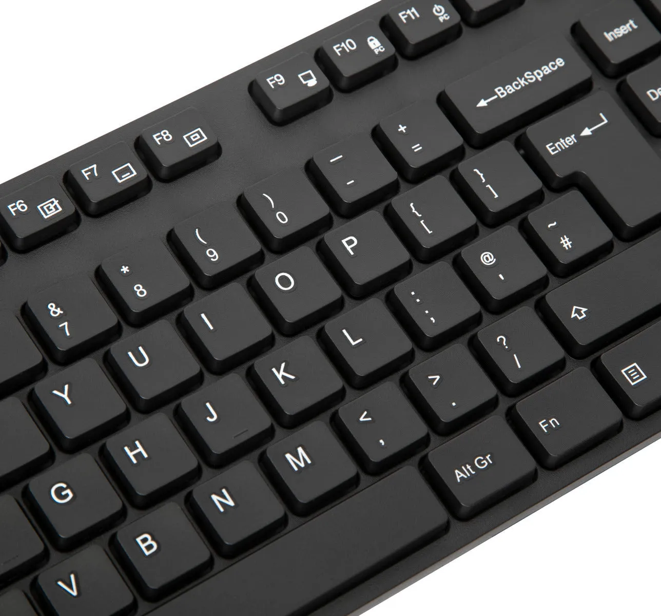 Full-size USB Wired Antimicrobial Keyboard (UK)