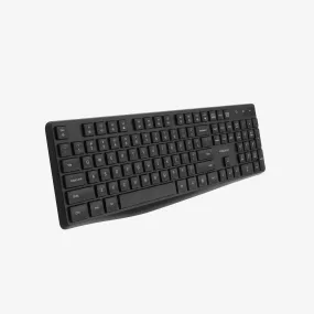 Full Size Wireless Keyboard for Windows PC (Black)