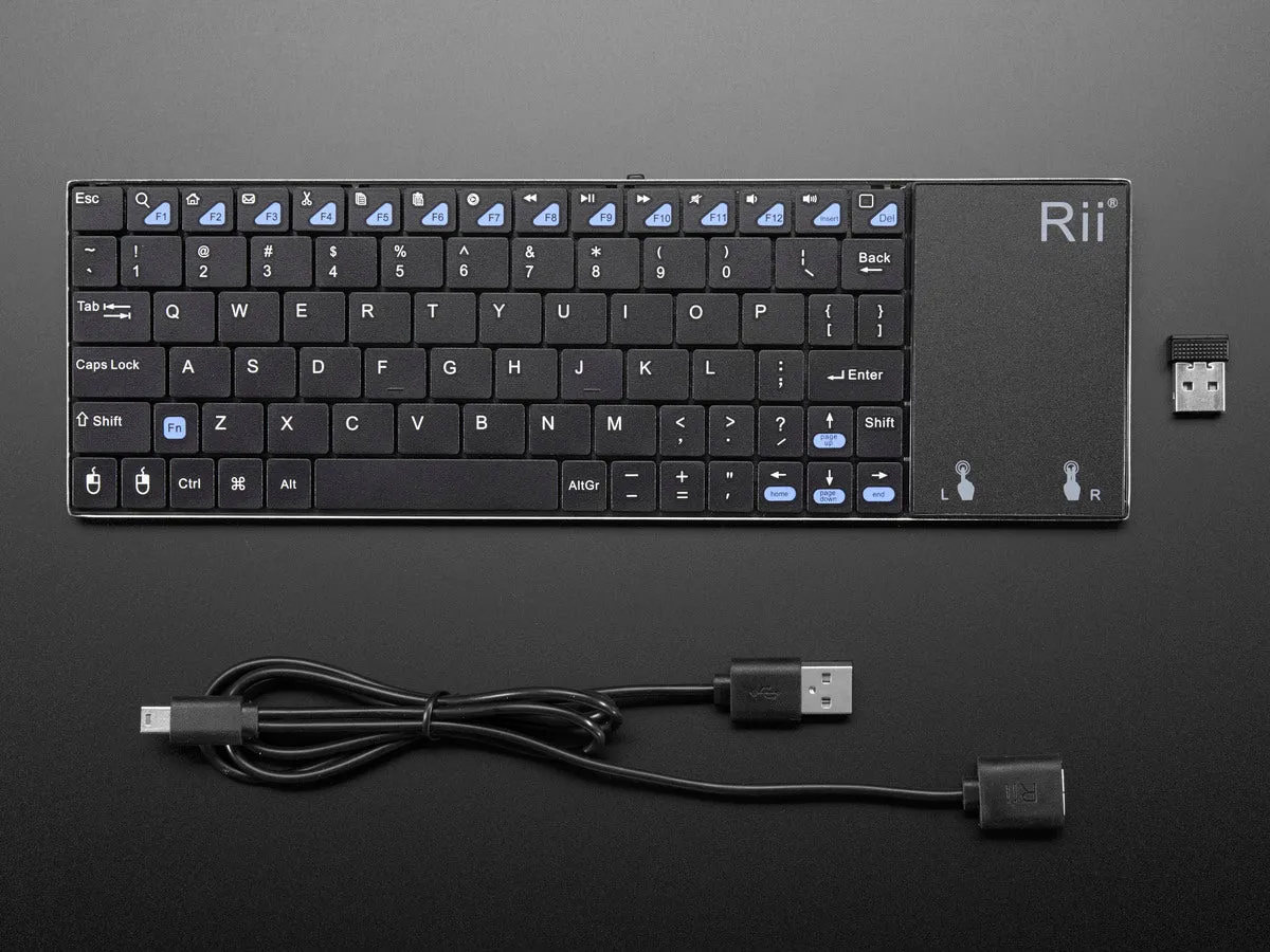 Full Size Wireless Keyboard with Trackpad