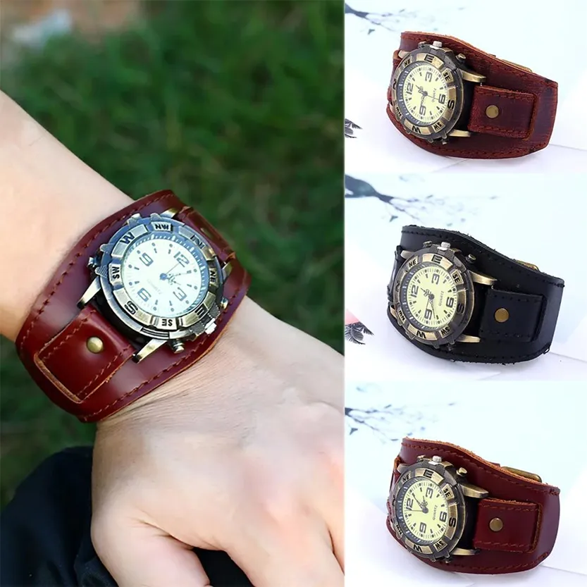 Funki Buys | Watches | Men's Casual Roman Punk Retro Watch