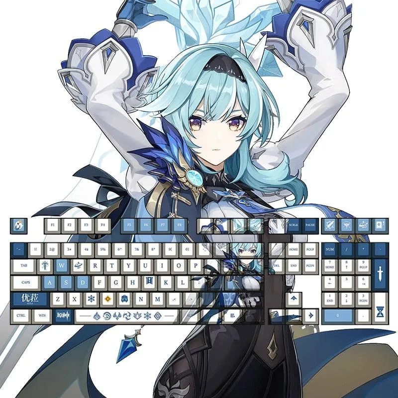 Genshin Impact Eula Keycaps