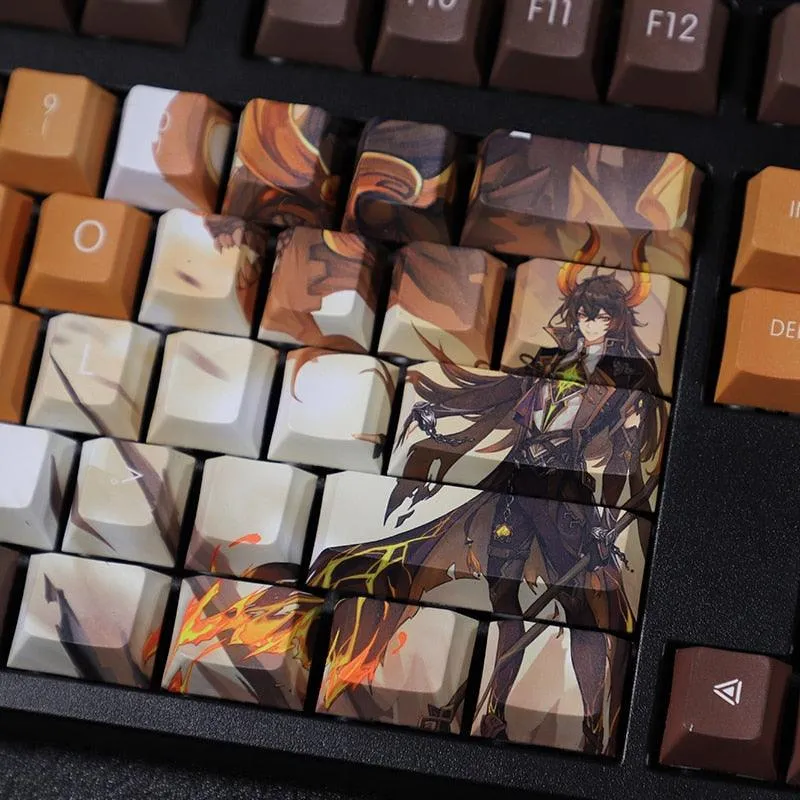 Genshin Impact Zhongli Keycaps