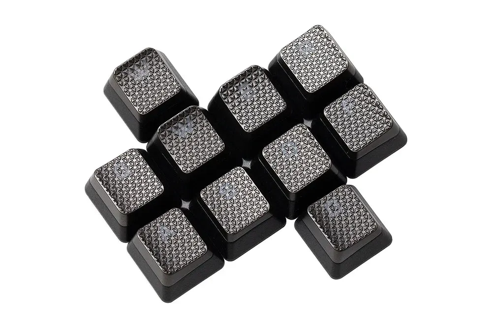 GKs Gaming Keycap ABS Keycap for keyboard 87 tkl 104 ansi xd64 bm60 xd68 CSTC75 BM87 BM65 Total 10 Keycaps Similar OEM Profile