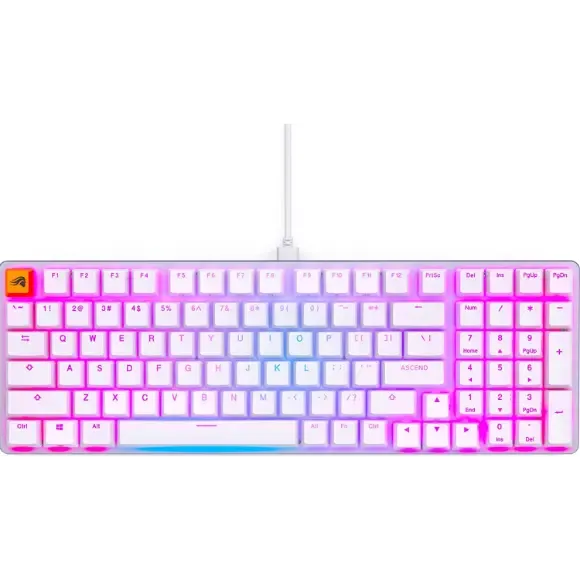 Glorious GMMK2 Modular Mechanical Keyboard - Full Size (96%) - White - GLO-GMMK2-96-FOX-W