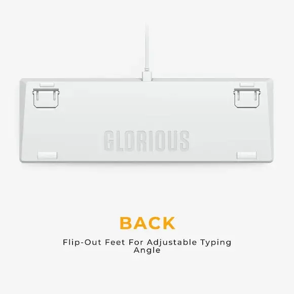 Glorious GMMK2 Modular Mechanical Keyboard - Full Size (96%) - White - GLO-GMMK2-96-FOX-W