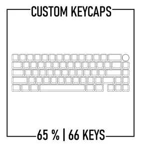 GMK67 65% Keyboard Custom PBT Keycap Set ( ANSI | 67 Keys )