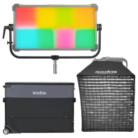 Godox KNOWLED P600R RGB LED Light Panel (Travel Kit)