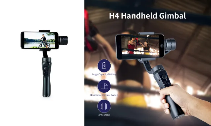 H4 Handheld Gimbal Stabilizer 3-Axis Smart Anti-shake