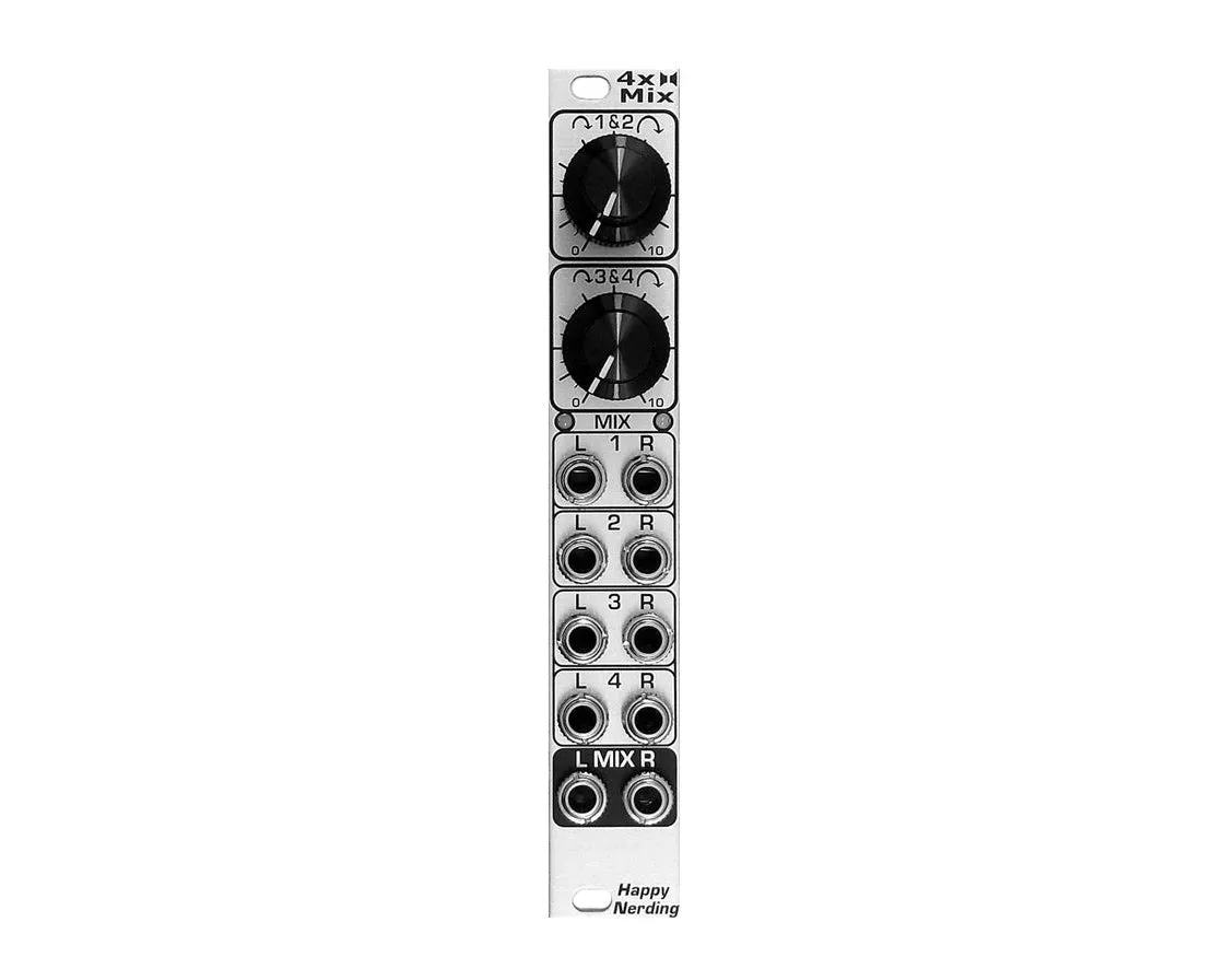 Happy Nerding 4x Stereo Mixer - Silver