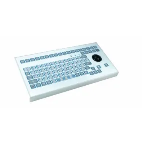 InduKey TKS-088a-TB38-KGEH Keyboard with Integrated Trackball