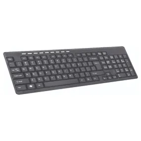 Infapower X204 Full Size Wireless Waterproof Keyboard - Black | 211937