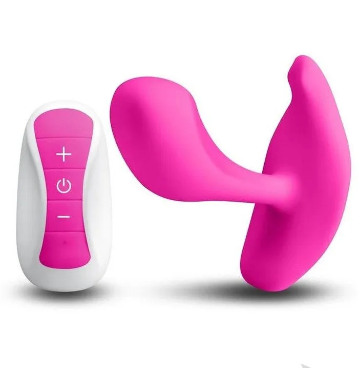 Inya Eros Rechargeable Silicone Vibrating Stimulator with Remote Control Pink