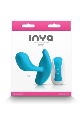 Inya Eros Rechargeable Silicone Vibrating Stimulator with Remote Control