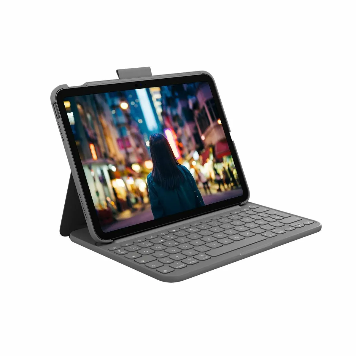 iPad Case   Keyboard Logitech 920-011426 Grey Spanish Qwerty