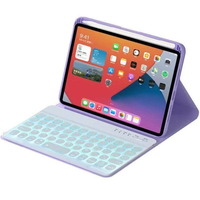 iPad Mini 6 Detachable Backlit Bluetooth Keyboard Cover