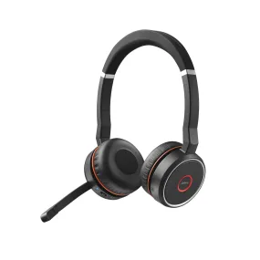 Jabra Evolve 75 Se Ms Stereo - Headset - On-Ear - Bluetooth - Wireless - Active Noise Cancelling - Usb - Certified For M