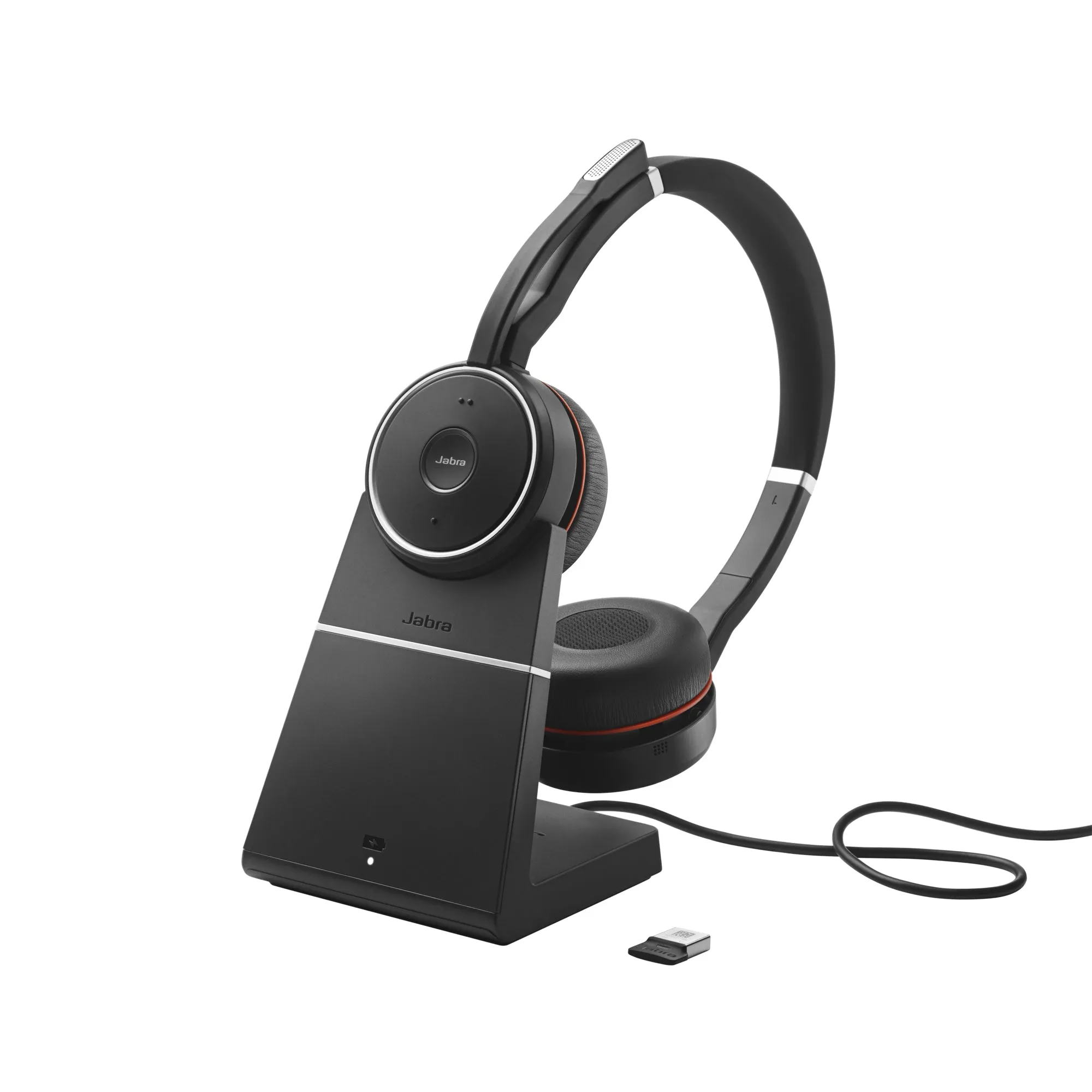 Jabra Evolve 75 Se Uc Stereo - Headset - On-Ear - Bluetooth - Wireless - Active Noise Cancelling - Usb - With Charging S