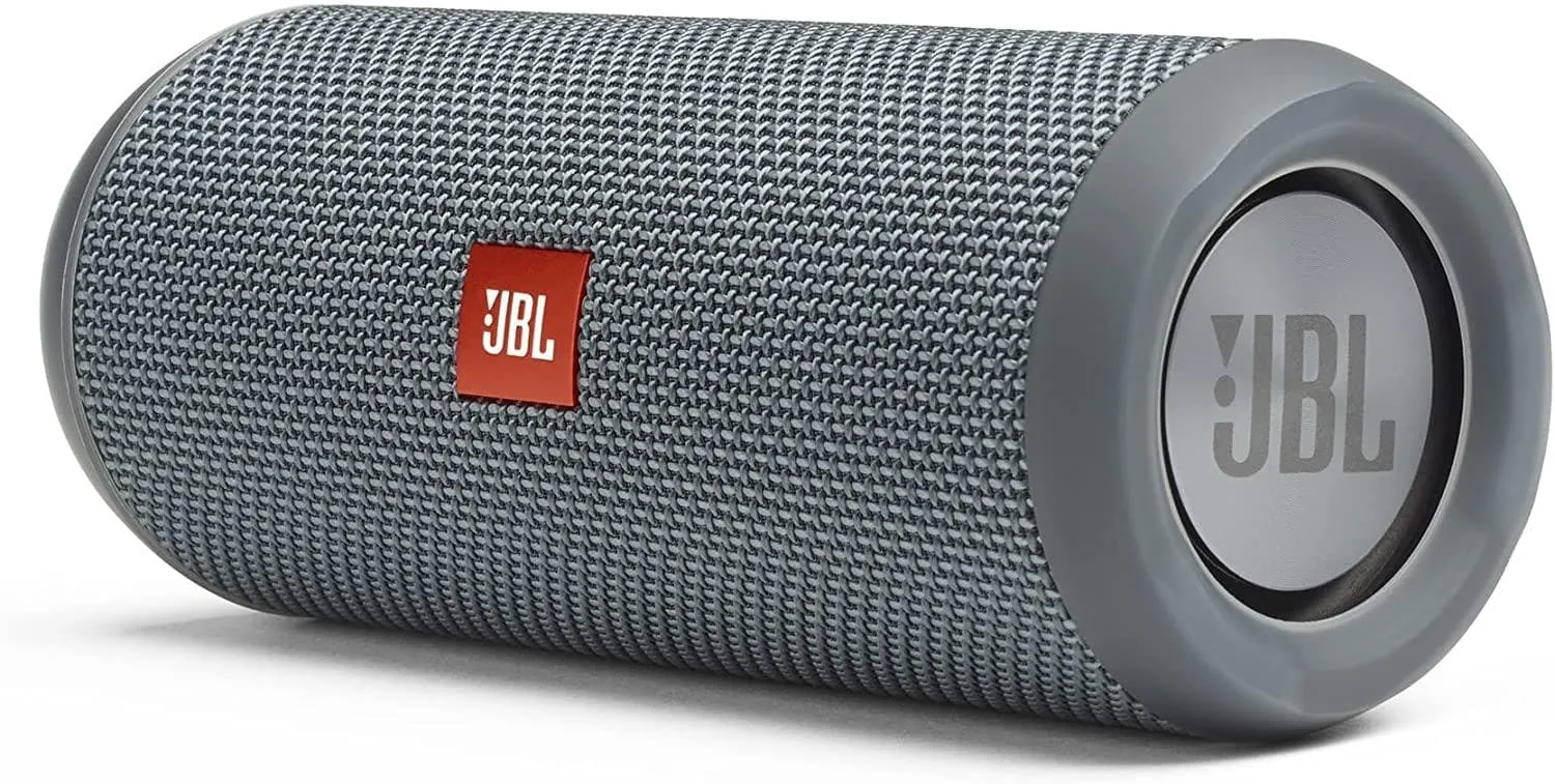 JBL Flip Essential Portable Bluetooth Speaker with Rechargeable Battery, Gun Metal Black