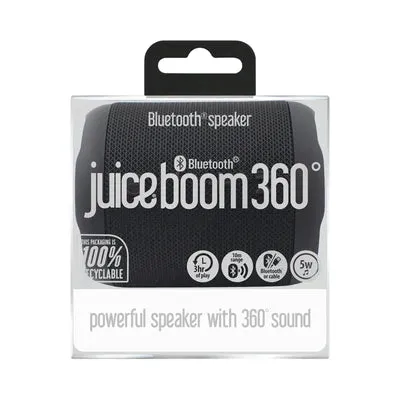 Juice ECO Boom 360 Bluetooth Speaker – Black