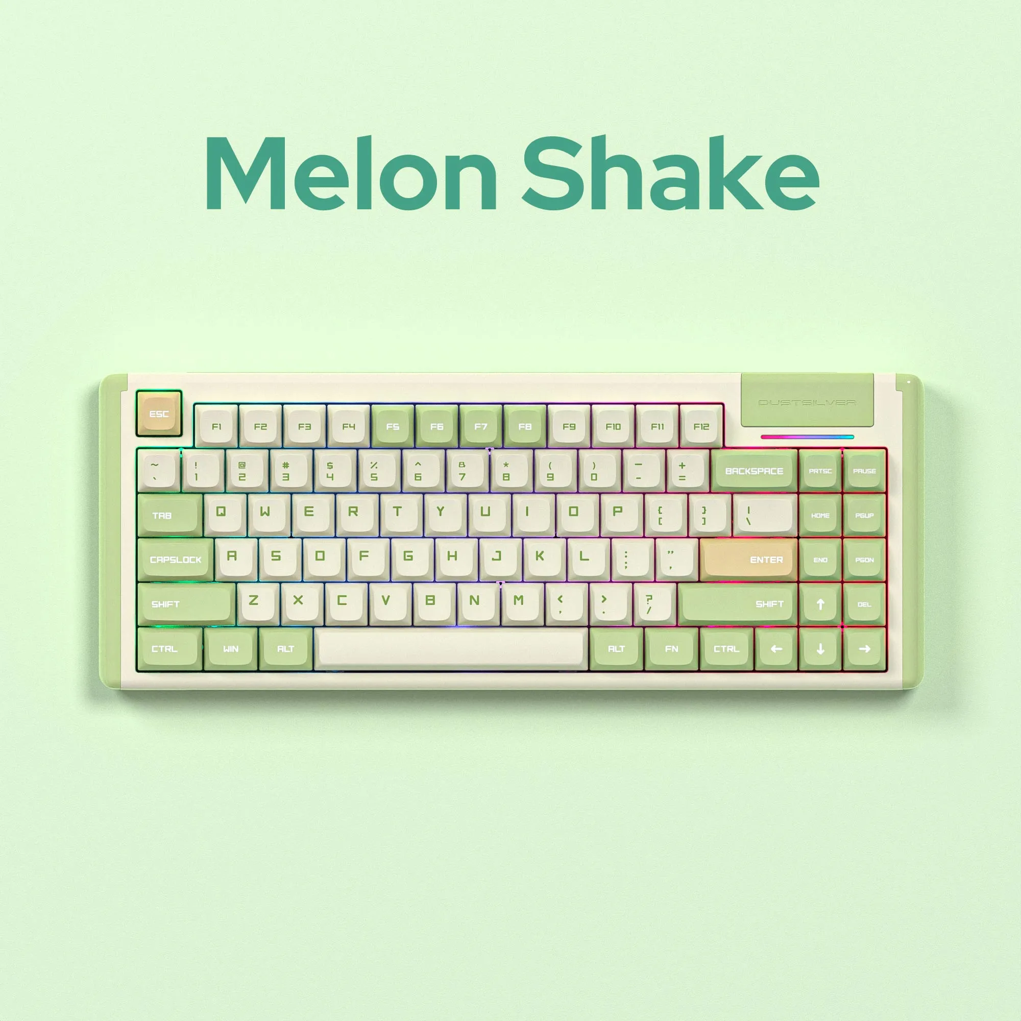 K84 Green Summer Wired Keyboard