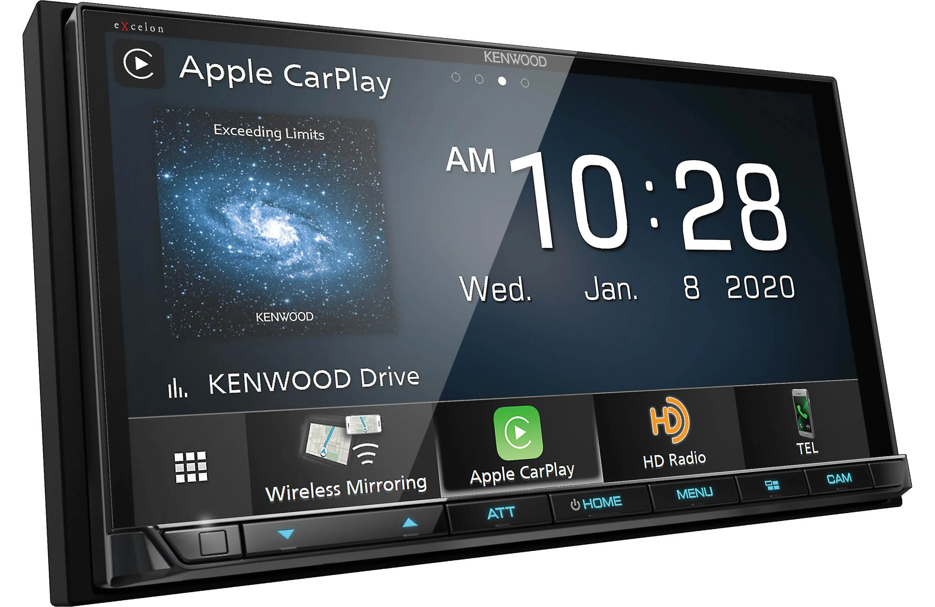 Kenwood Excelon DMX907S Receiver and CMOS-130 Rear View Camera